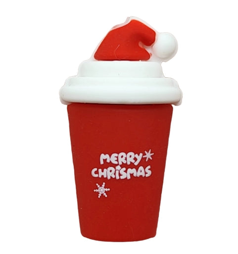 Wholesale 20pcs/pack Christmas Food-grade Cartoon 3D Silicone Beads